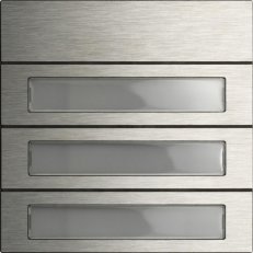 Modul volacího tlačítka 3x System 106 nerez GIRA 5533920