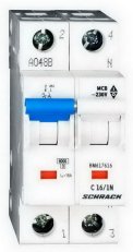 Instalační jistič 6 kA, C 16A, 1+N SCHRACK BM617616--