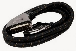 Scart kabel 2 x SCART, 1,5 m