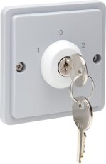 Hydro ŠEDÉ - klíčový spínač 10 A (bez krabice) NIKO 700-38700