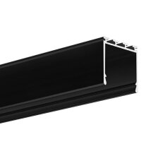 LED hliníkový profil KLUŚ LIPOD černá 2m /B5554K7_2m/ ALUMIA A05554A07_2