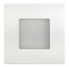 Nástěnné vestavné LED svítidlo DECENTLY IP44 White 1.7W WW 100/160lm GXLL352