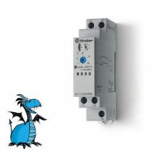 Časové relé, ZR, 1P/16A, 24-240V AC/DC, 100ms-20h FINDER 80.11.0.240.0000