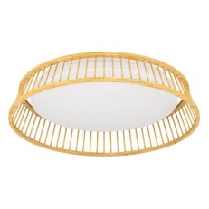 Stropní svítidlo LUPPINERIA LED d450 bambus/bílá 20W IP20 EGLO 900797