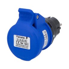 Famatel 13912 Adaptér 13912 IP40 zásuvka s kolíkem / CEE