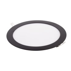 BLN24-LED panel 24W-DW denní bílá kulatý černý T-LED 102140