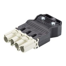 vidlice na kabel, 4-pól, šroubové svorky, gesis, šedá WIELAND 92.944.3553.0