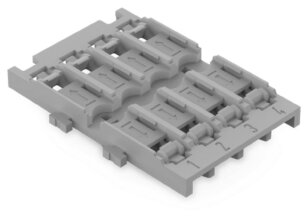 Upevňovací adaptér 4x pro spojovací svorku Inline s páčkou šedá WAGO 221-2534