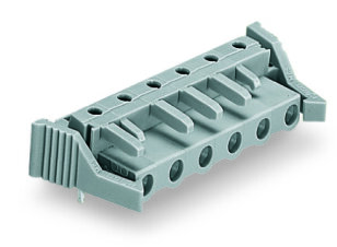 Pružinová svorkovnice THT úhlová 7,5 mm šedá 11pól. WAGO 232-841/039-000