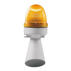 Houkačka s optickou signalizací SLEML 24VAC IP43 93 dB oranžová trvalý tón/blik.