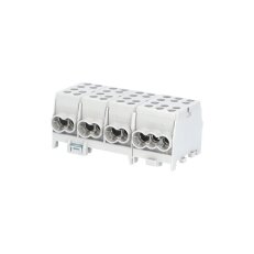 Svorkovnice rozbočovací HLAK 35-4/10 GR-S 125A 4pól. AL/CU IP20 4xŠ na DIN