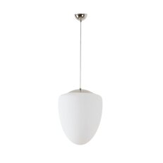 Závěsné svítidlo se skleněným stínidlem OSMONT ASTRA S 13W IP40 E27 chrom