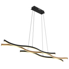 Závěsné svítidlo GERONIMO černá LED 35W 230V, 1320lm 3000K GLOBO 67206HW