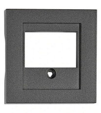 Kryt telefonní TDO nebo reproduktorové zásuvky, antracit SCHRACK EV114307--