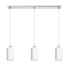 LIZ III 80 závěsná opálové sklo/matný nikl 230V E27 3x11W RENDL R14027