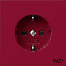 SCHUKO SP oti.WSV F100 červená GIRA 4453708
