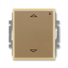 Spínač žaluziový s RF 868 MHz 3299E-A33108 25 kávová/led. opálová Element ABB