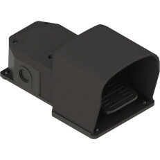 Nožní spínač s krytem PG 13,5, plast, 1NO+1NC, černá, IP65 PIZZATO PX50101