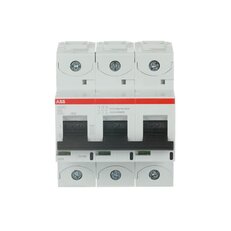 S803C-D63 jistič 3P char. D 63A s klecovou svorkou Icu 25kA ABB 2CCS883001R0631
