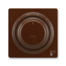 Kryt termostatu s otočným ovládáním, hnědá ABB 3292G-A00300 H1