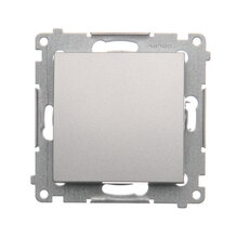 Přepínač střídavý, řazení 6, 10AX, 250V~ stříbrná matná metalizované DW6.01/X/43