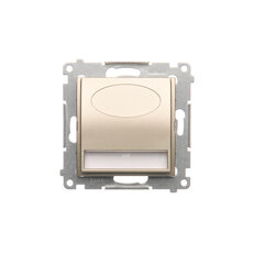 LED osvětlení 14V, 0.4 W, 4200 K, zlatá matná, metalizovaná. DOS14B.01/44
