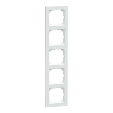 Rámeček Merten M-Pure, pětinásobný, active white, lesklý plast MEG4050-3625