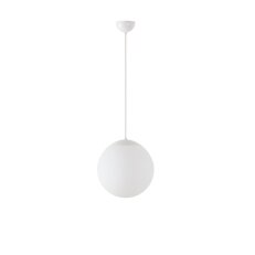 Závěsné svítidlo se skleněným stínidlem OSMONT ADRIA S2 10W IP40 E27 bílá