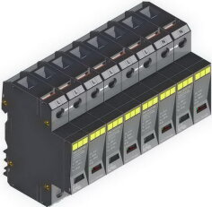 Přepěťová ochrana POm I 4 LCF 120kA 280V/30kA, modulární, monoblok, B+C+D