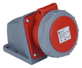 Nástěnná zásuvka 4x16A/IP67, Quick Connect TP ELECTRIC 416-6-ZN-Q-G