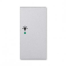 ABB Levit M Kryt 2násobný pravý symbol osvětlení titanová 6220H-A02201 70