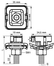 RapidStrut Pos.svorník G2 BUP M10x40mm WALRAVEN 652785004