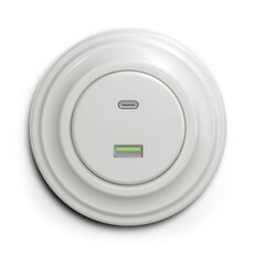 USB zásuvka A+C GREENLUX KLIKLAP K/USB Ceramic