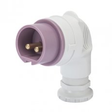 Gewiss GW60127  Přivodka 90° 2pól. 16A 24V IP44