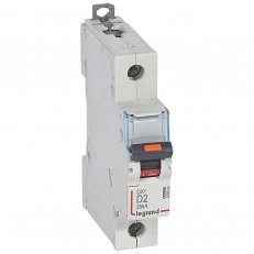 DX3 JISTIČ, 1 PÓLOVÝ, CHAR. D,2A 25KA LEGRAND 409804