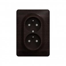 SDD381211C Dvojzásuvka 230V 16A wenge SEDNA Schneider