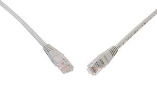 Patch kabel CAT5E UTP PVC 3m šedý non-snag-proof C5E-155GY-3MB SOLARIX 28310309