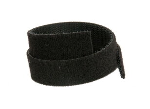 Oboustranný suchý zip, šířka 20mm, balení 25m, černý, SXSZO-20MM-25M-BK