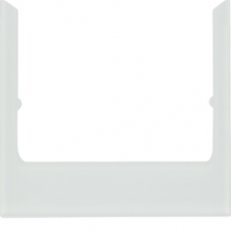 Designový rám pro KNX Touch Control 3,5, ostré hrany, sklo, bílá BERKER 13196909