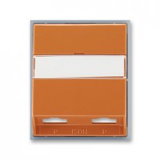 ABB Element 5013E-A00252 07 Kryt zásuvky ISDN průchozí,dvojnásobné