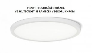 HUE R 17 zápustná chrom 230V LED 18W 3000K RENDL R12767