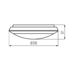 LED svítidlo s čidlem DABA PRO 26W NW-SE-W, KANLUX 19066