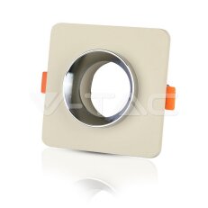 GU10 Fitting Concrete Metal Off White Re