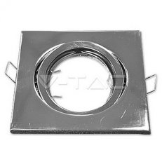 GU10 Housing Square Chrome,  VT-7227