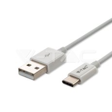 1M Type C USB cable 1.0A TPE, Silver ser