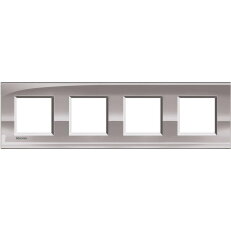 Legrand LNA4802M4NS BT LLT Rámeček HR. 2+2+2+2M NIKL