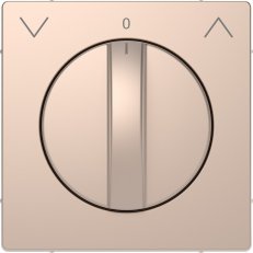 Centrální deska Merten D-Life pro žaluziový spínač/tlačítko kov Brushed Gold