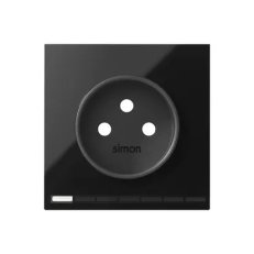 Panel 1-násobný: iO, zásuvka s uzemnením černý :3067 KONTAKT SIMON 10020126-138