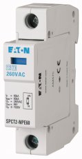 Eaton 167618 Svodič přepětí třídy T2 (II,C),modulový,N-PE,Un=260V SPCT2-NPE60/1