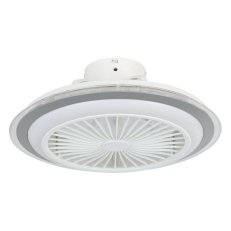 Stropní ventilátor ALBUFEIRA LED-CCT AC bílá/šedá EGLO 35141